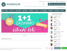 Tablet Screenshot of kumran.sk
